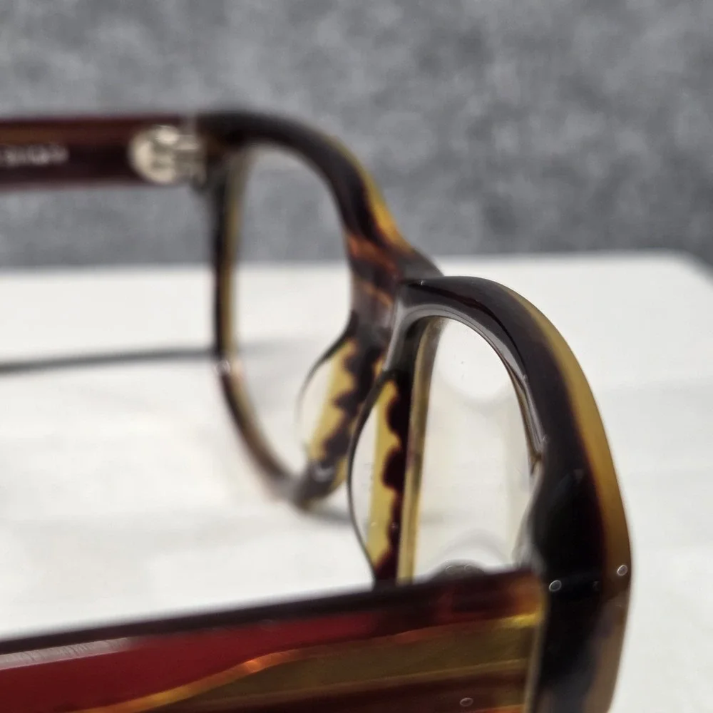 Warby Parker Sloan 230 Eyeglasses Tortoise Shell Frames 50-17-140 Brown Amber